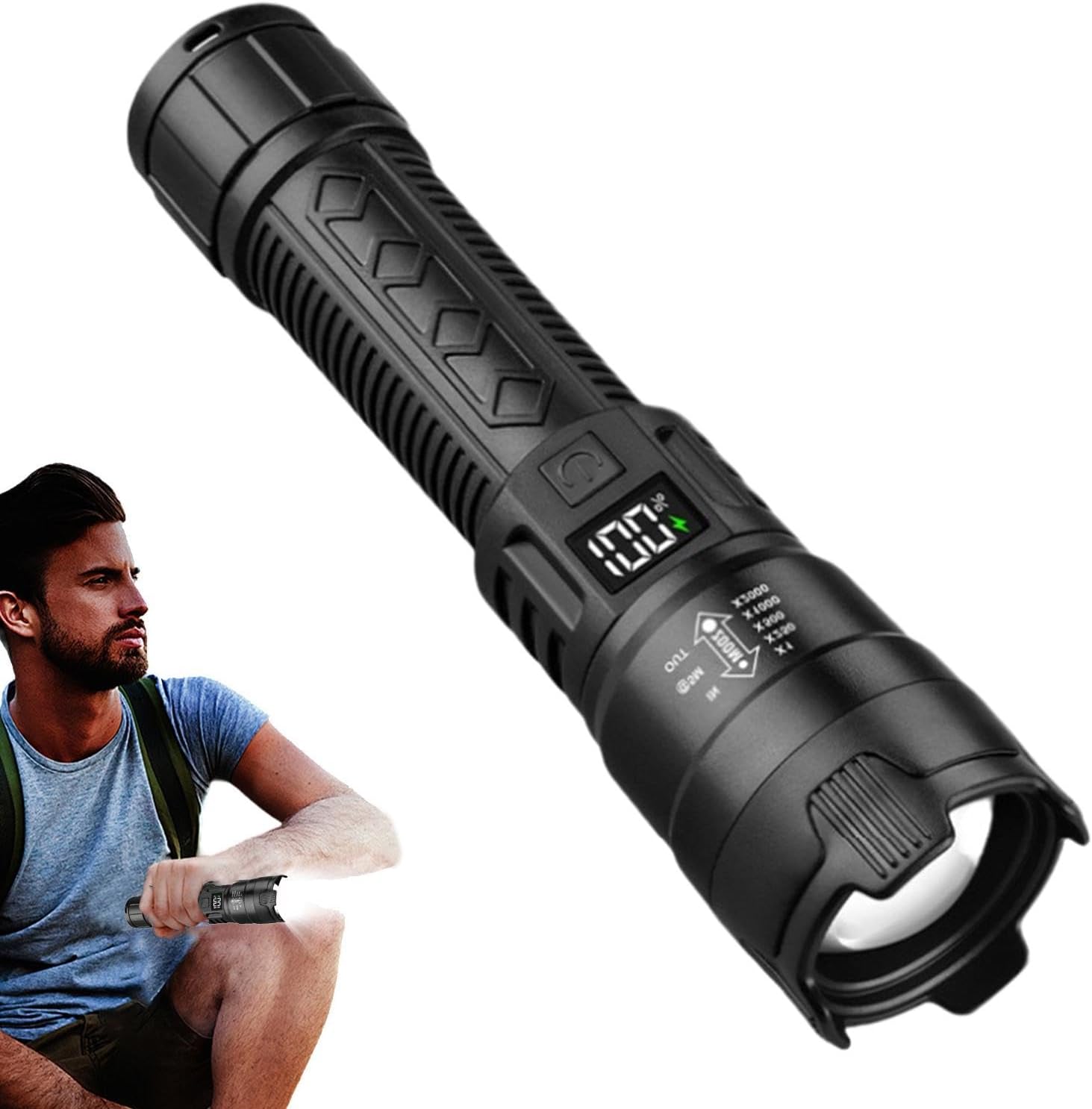 Torcia tattica a LED 2000LM To - Fishing Light recensione e prezzo
