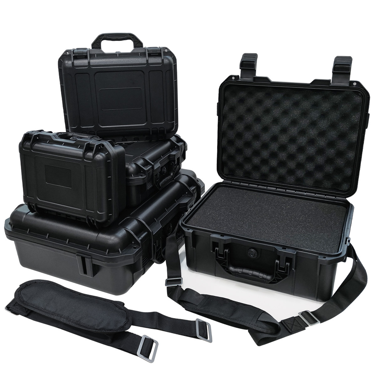 Fish Finder Case - Custodia rigida per attrezzatura con spugna