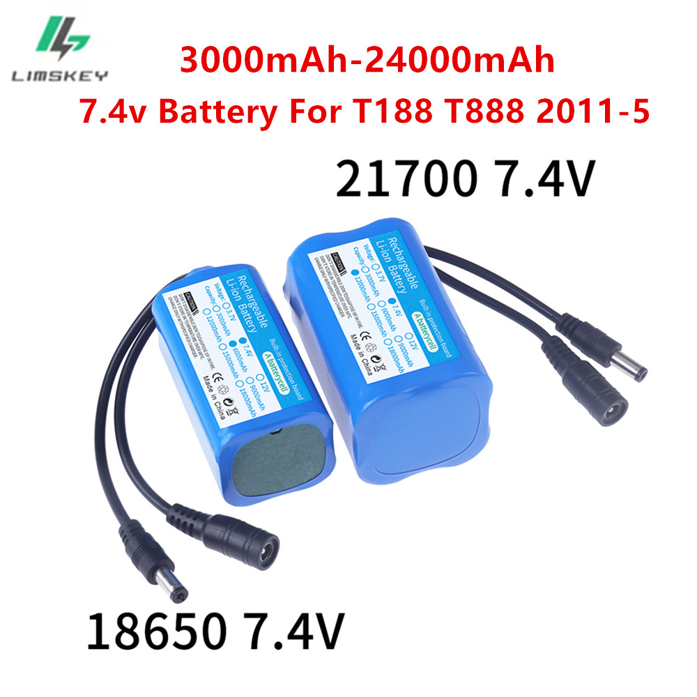 Fish Finder Charger - Batteria 7.4V 3000mah/6000mah/9000mah/12000mah per T188 T888