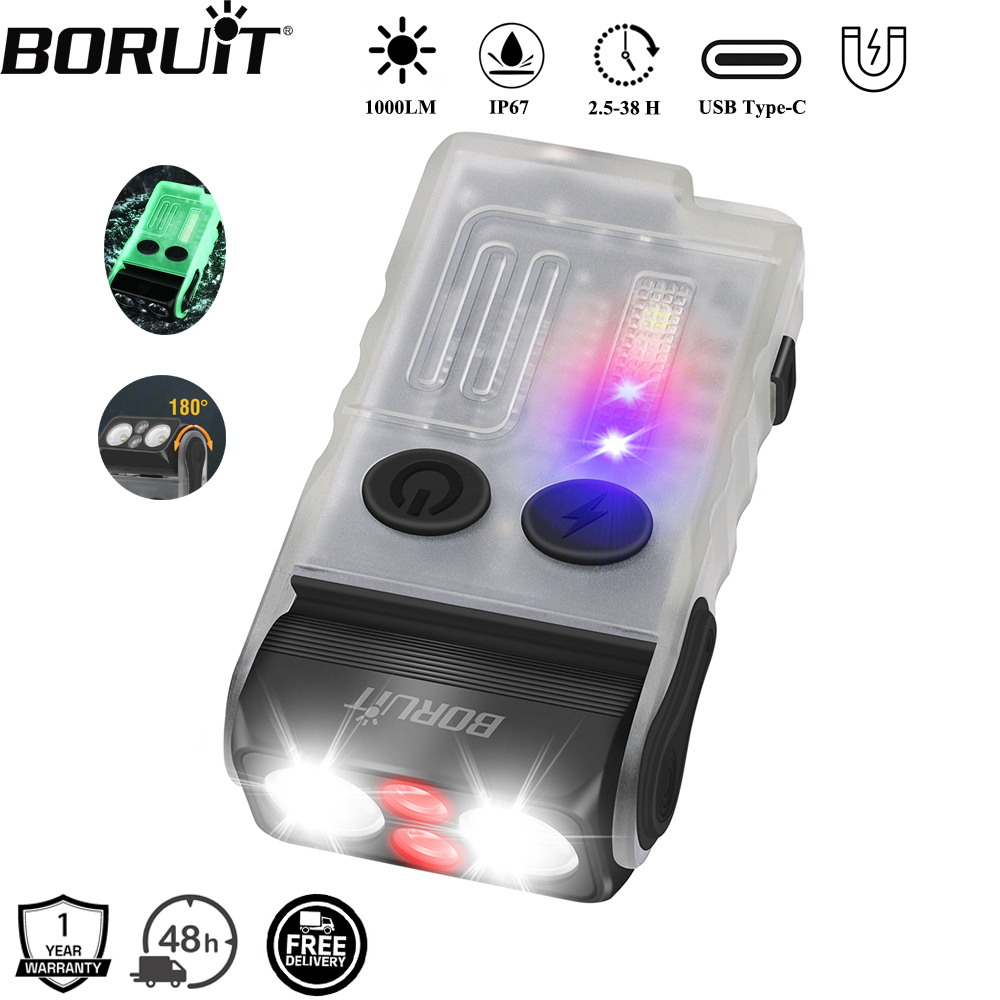 BORUiT V20 Cicalino EDC Portac - Fishing Light recensione e prezzo