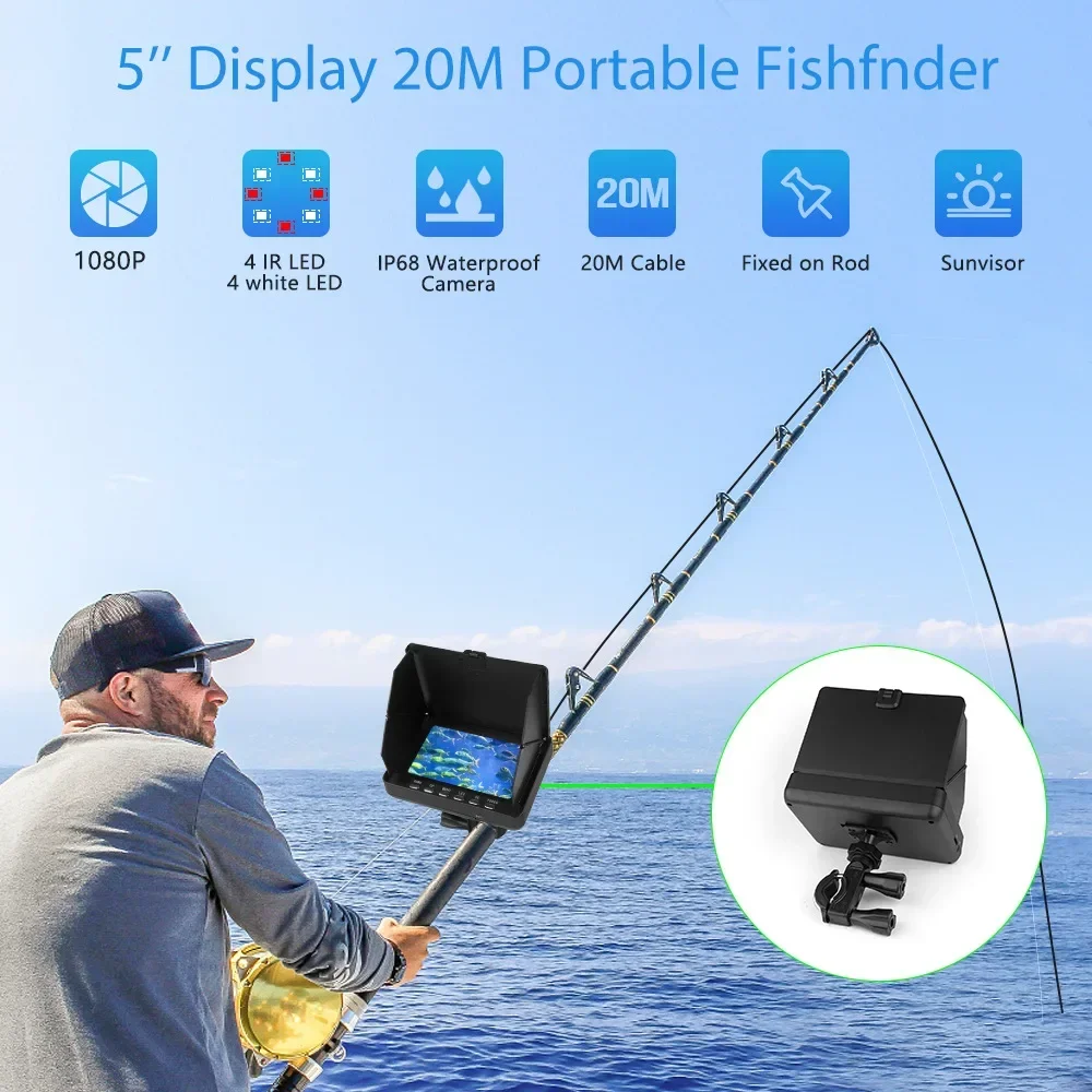 Fish Finder Display LCD da 5.0 - Fish Finder Cable recensione e prezzo