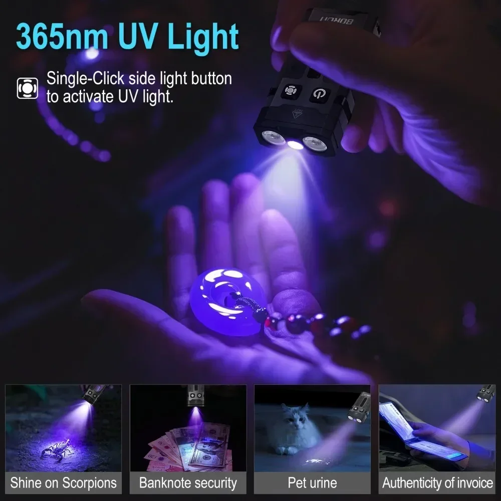 BORUiT EV20 1100LM EDC UV Port - Fishing Light recensione e prezzo