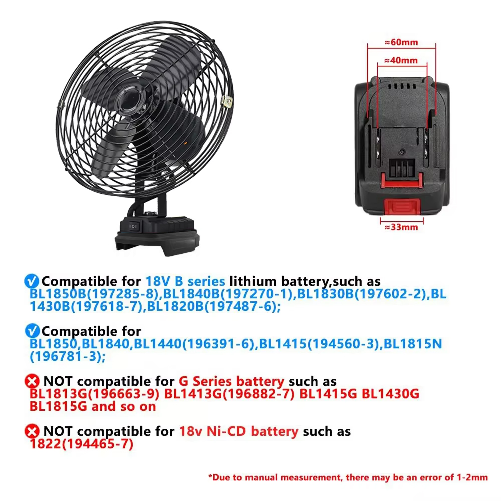 Ventilatore da campeggio 6/8In - Fish Finder Battery recensione e prezzo