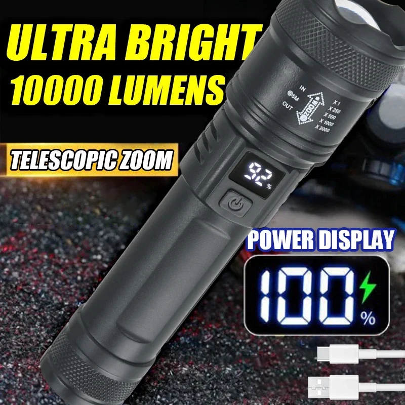 9900LM potente torcia a LED Di - Fish Finder Battery recensione e prezzo