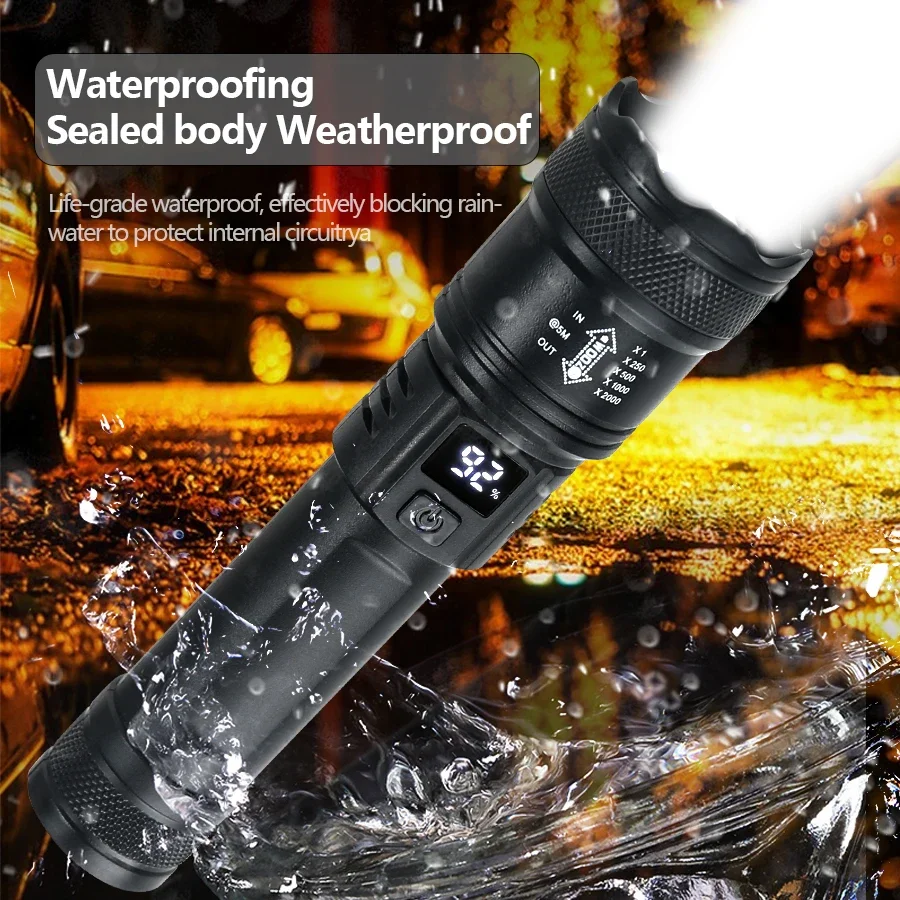 9900LM potente torcia a LED Di - Fish Finder Battery recensione e prezzo