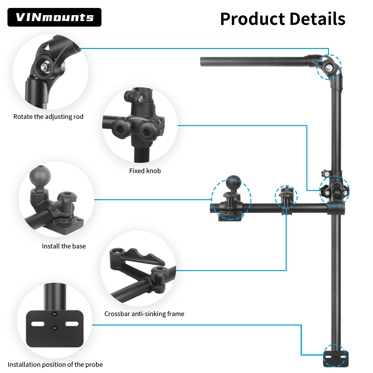 Supporto per Canna da Pesca VI - Fish Finder Mount recensione e prezzo