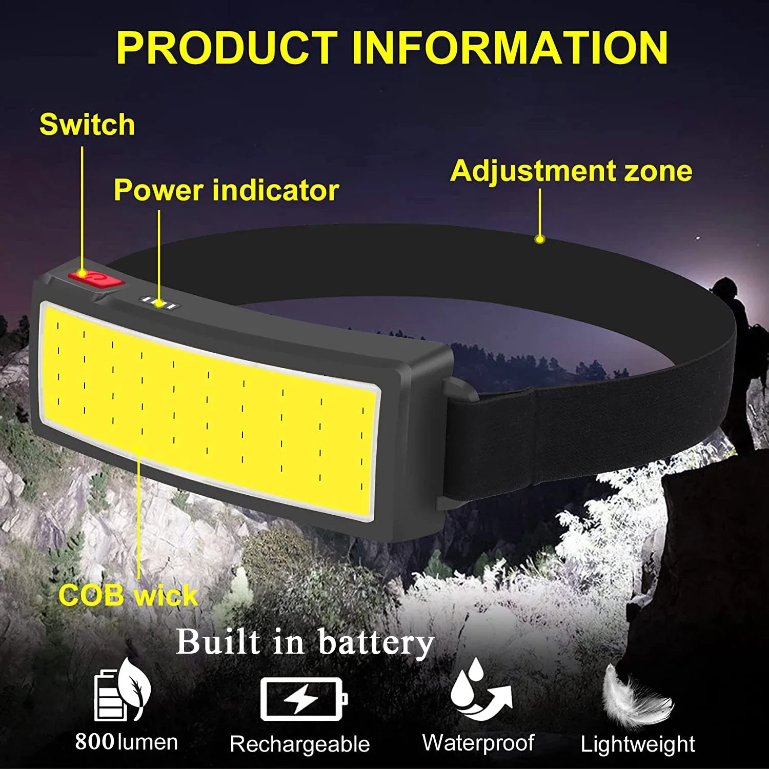 Fari LED portatili COB per est - Fish Finder Battery recensione e prezzo