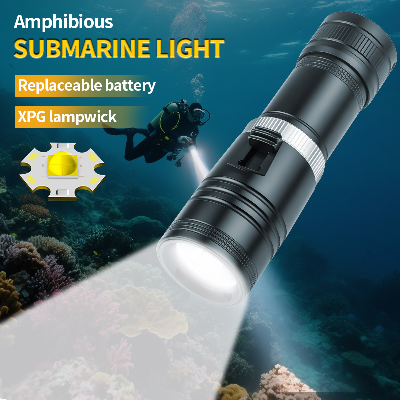 D117 Torcia subacquea in allum - Fishing Light recensione e prezzo