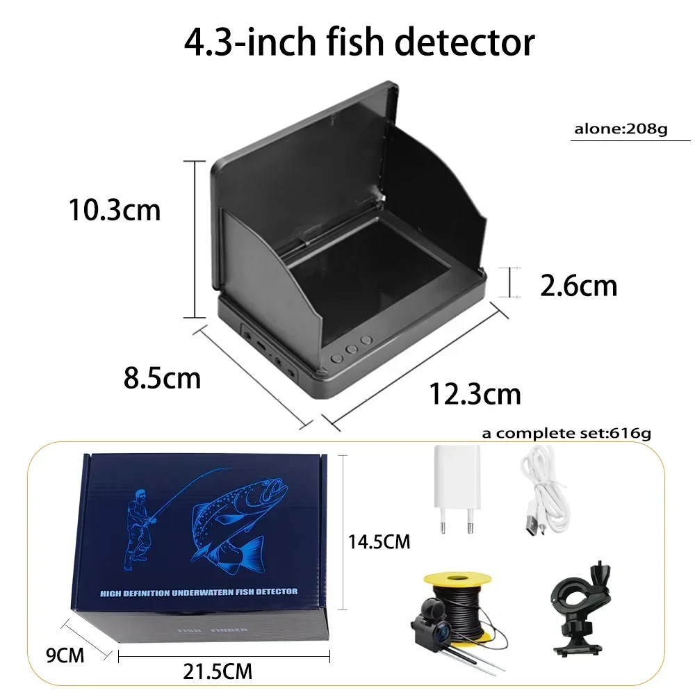 YS43A Rilevatore di pesci da 4 - Fish Finder Battery recensione e prezzo