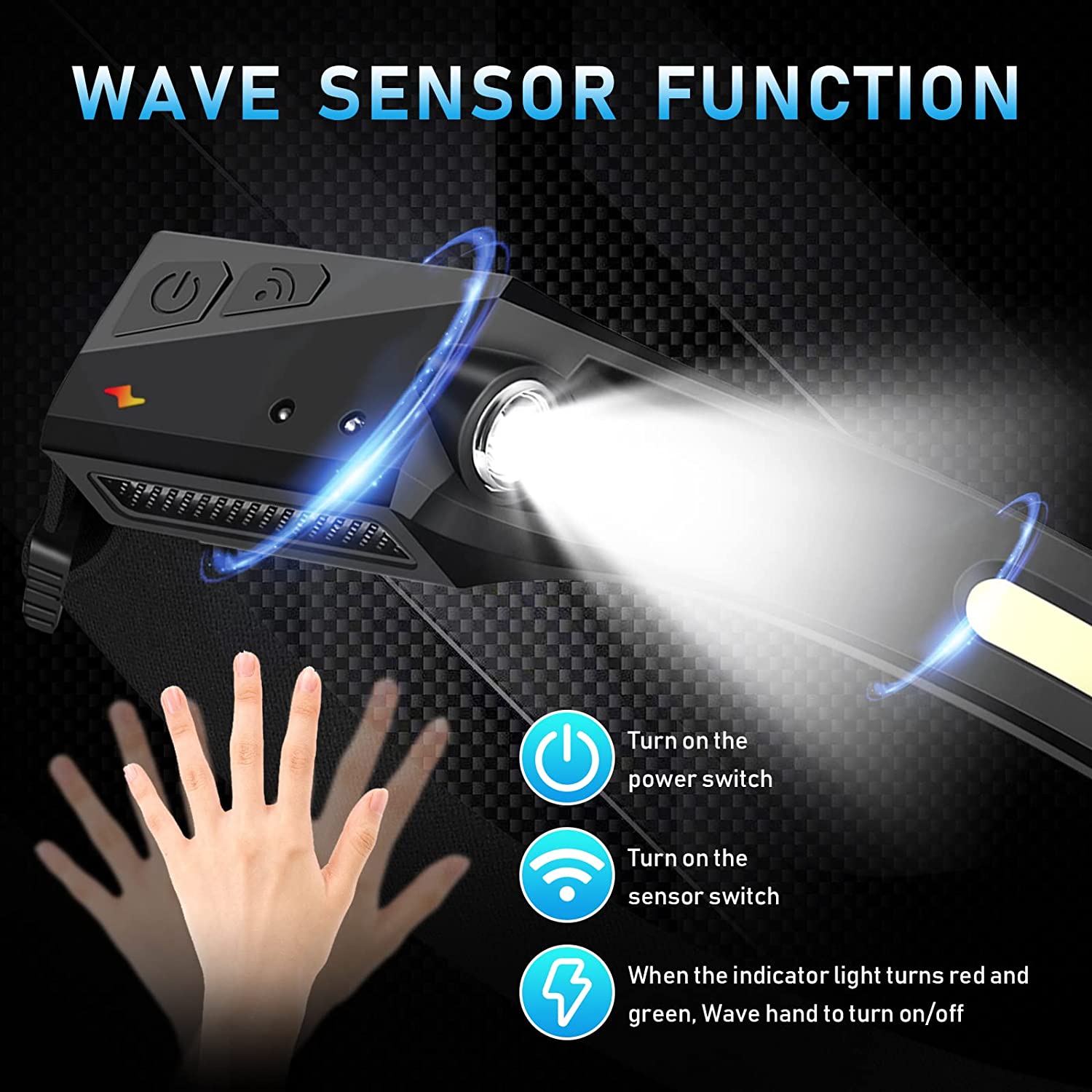 Lampada frontale con sensore T - Fish Finder Battery recensione e prezzo