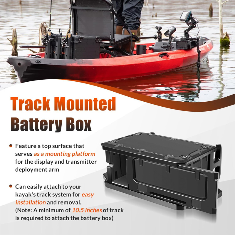 Scatola batteria montata su bi - Fish Finder recensione e prezzo