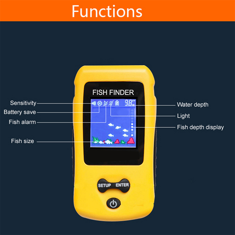 Nuovo Ecoscandaglio Wireless C - Fish Finder Transducer recensione e prezzo